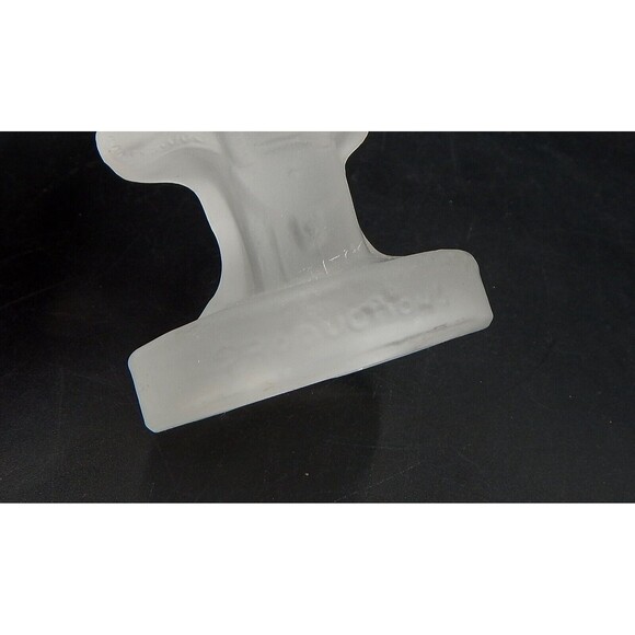 Walt Disney Productions Minnie Mouse Figurine Frosted Glass 5 Inch Italy - Picture 10 of 13